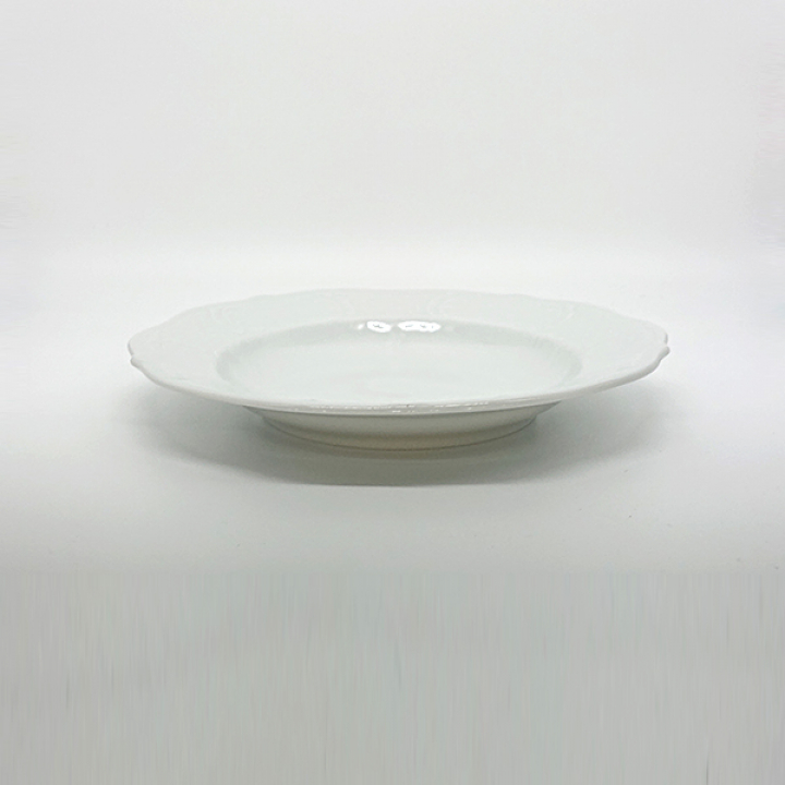 【納期:最長10ヶ月】リンドナー プレインホワイト スーププレート20cm