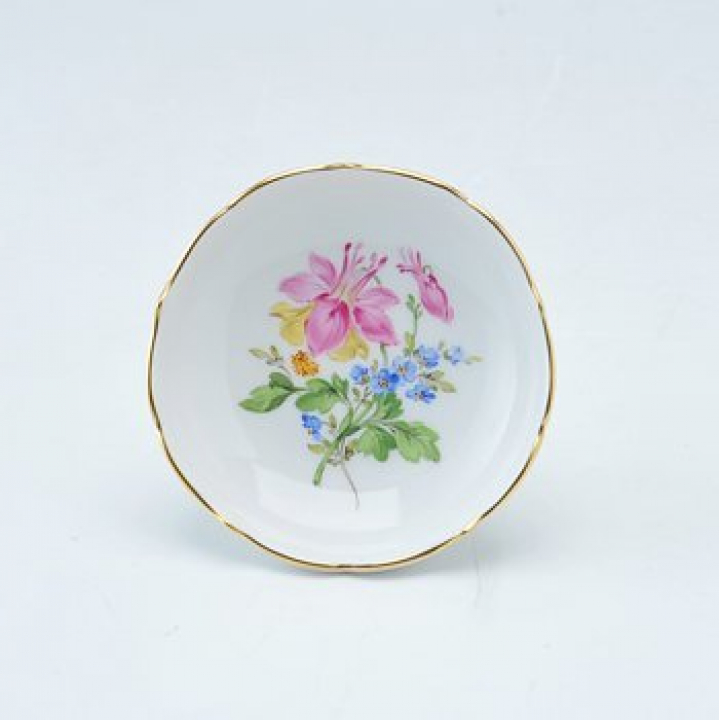 マイセン 二つ花 ディッシュラウンド 8cm 040110-53601h