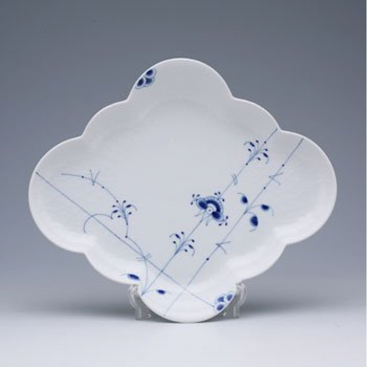【倉庫取り寄せ商品】ロイヤルコペンハーゲン ブルーパルメッテ ディッシュ菱形26cm 2500726