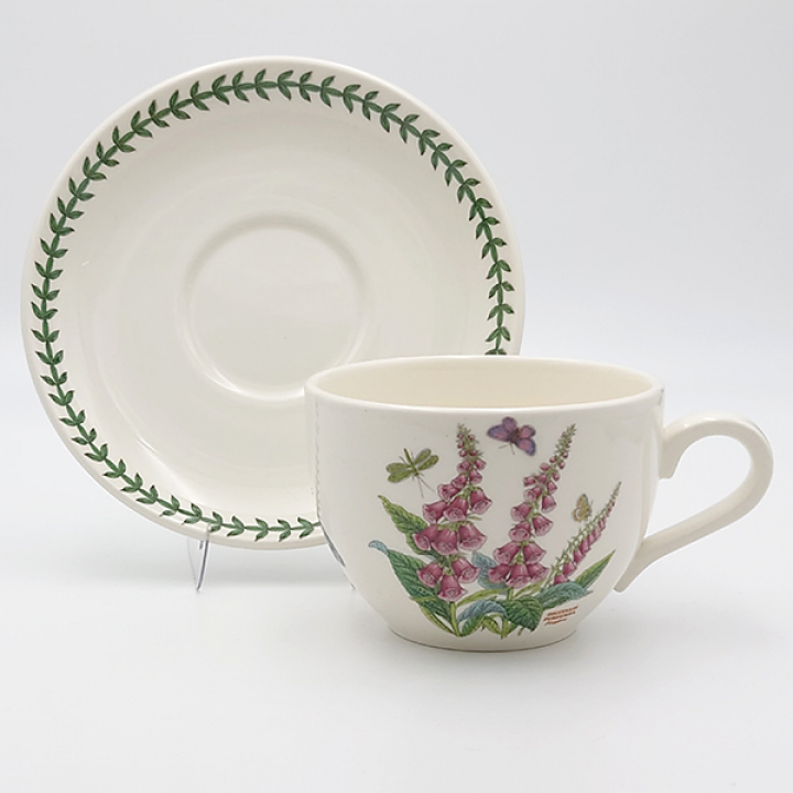 【店舗取り寄せ商品】ポートメリオン ボタニックガーデン ジャンボカップ&ソーサー Foxglove（ジキタリス）BGJA42000