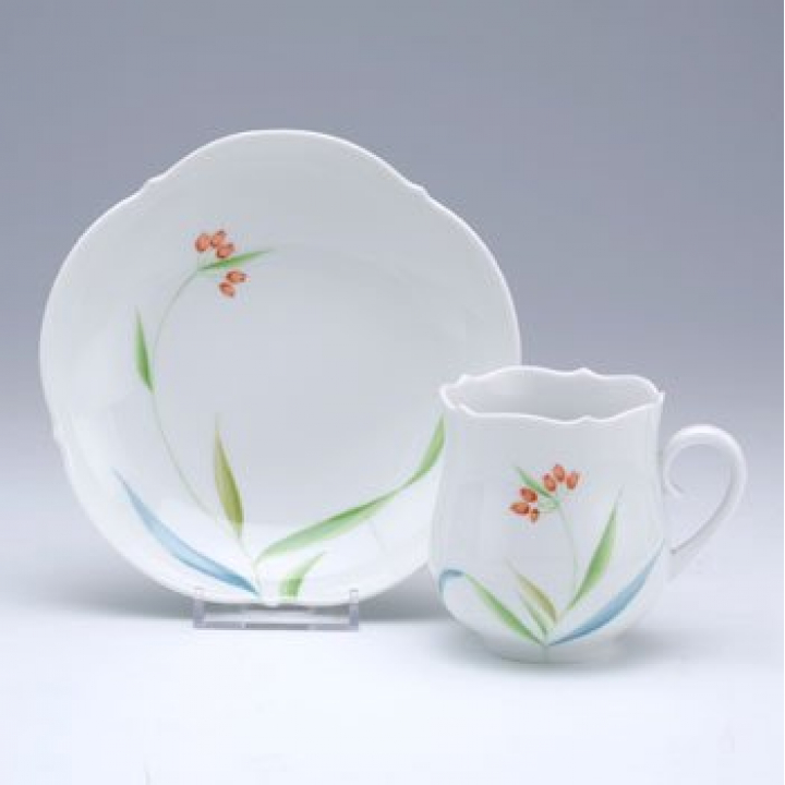 【納期:最長1年】マイセン 野の花 コーヒーカップ&ソーサー 612701-23582