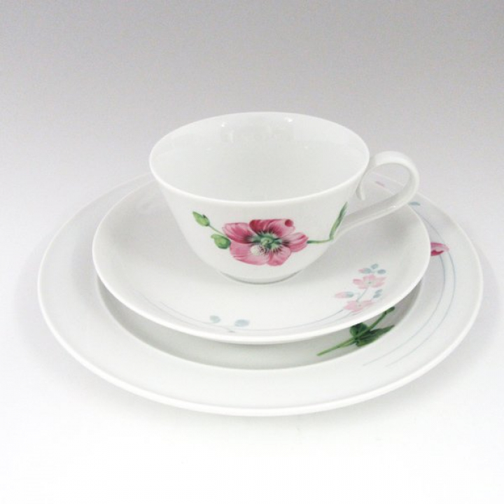 【倉庫取り寄せ商品】マイセン フラワー（236001）メロー トリオセット 236001-33633-33472