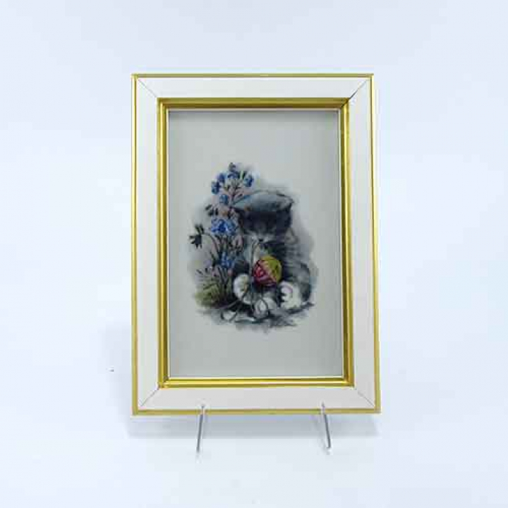 【店舗取り寄せ商品】リンドナー ウォールピクチャー ネコ 1匹（C柄） cats 187R05KA