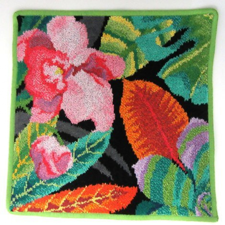 【店舗取り寄せ商品】フェイラー ウォッシュタオル レインフォレスト グリーン 30x30cm