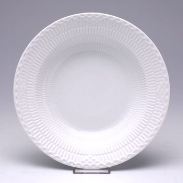 ロイヤルコペンハーゲン ホワイトハーフレース スーププレート21cm 1017291（1 128 604）