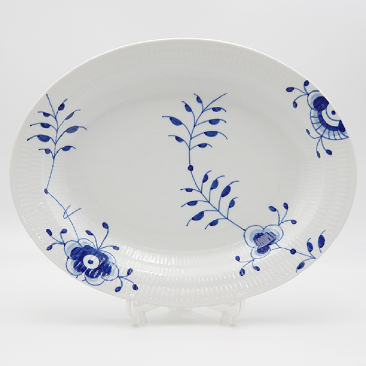 【店舗取り寄せ商品】ロイヤルコペンハーゲン ブルーフルーテッド・メガ オーバル36.5cm 1016891 （2 381 375）