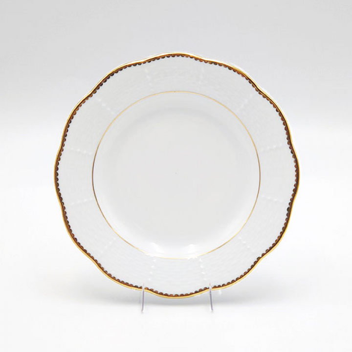 【倉庫取り寄せ商品】ヘレンド ホワイト（金縁） プレート17cm ORE-0516-0-00