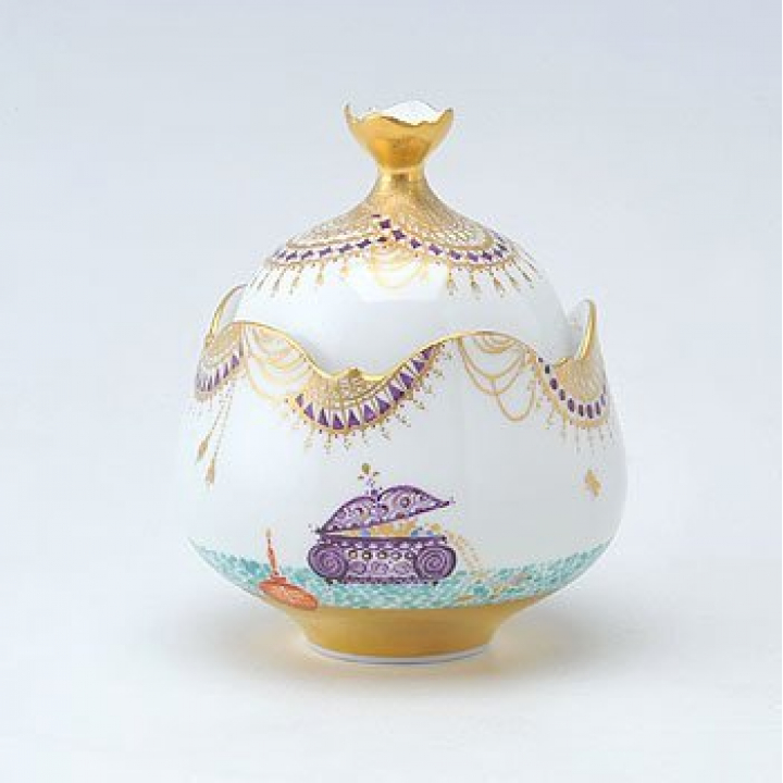 【倉庫取り寄せ商品】マイセン 千夜一夜物語（アラビアンナイト） シュガー9cm 680710-23925