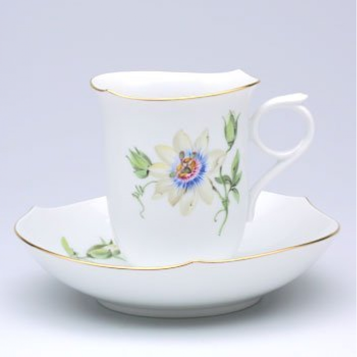 【倉庫取り寄せ商品】マイセン フラワー コーヒーカップ&ソーサー 039210-28582Passion