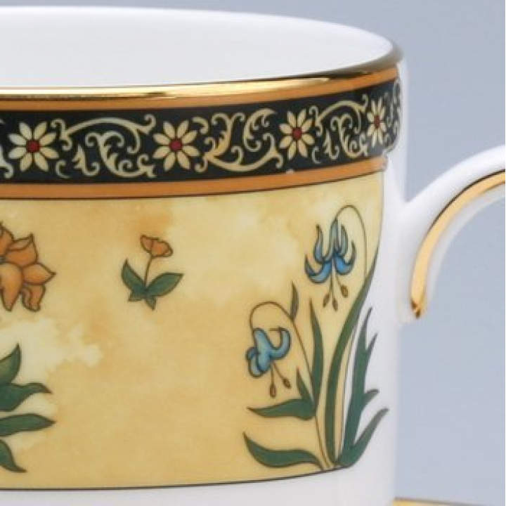 【倉庫取り寄せ商品】ウェッジウッド インディア コーヒーカップ&ソーサー（キャン）