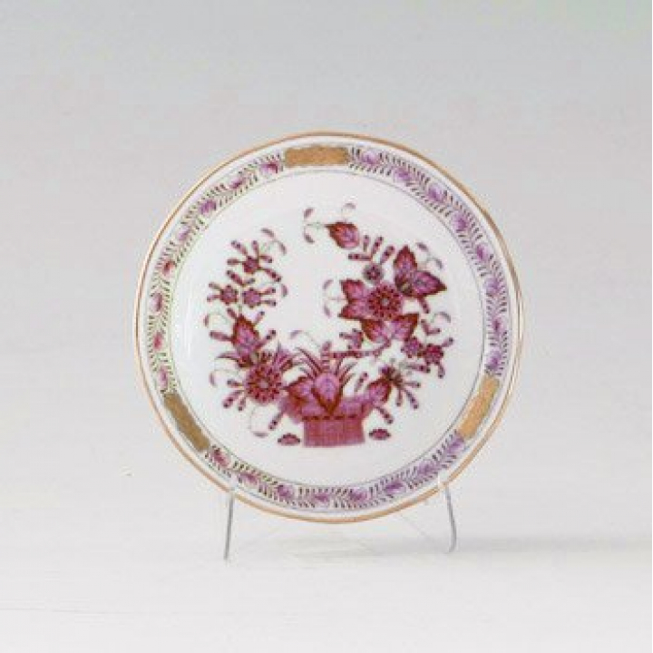 【納期:最長1年】ヘレンド インドの華ピンク スモールディッシュ9.5cm FP-0334-0-00