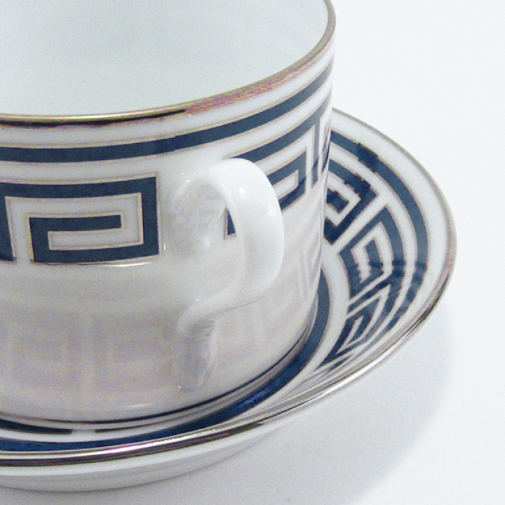 【店舗取り寄せ商品】ジノリ1735／リチャードジノリ ラビリント サファイア ティーカップ&ソーサー