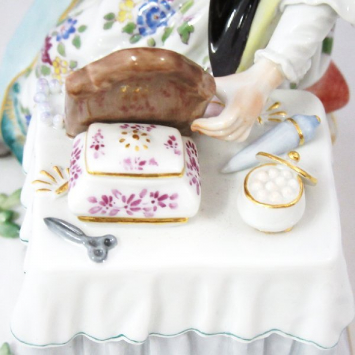 【店舗取り寄せ商品】マイセン フィギュア 五感人形 視覚 14cm 900300-70662