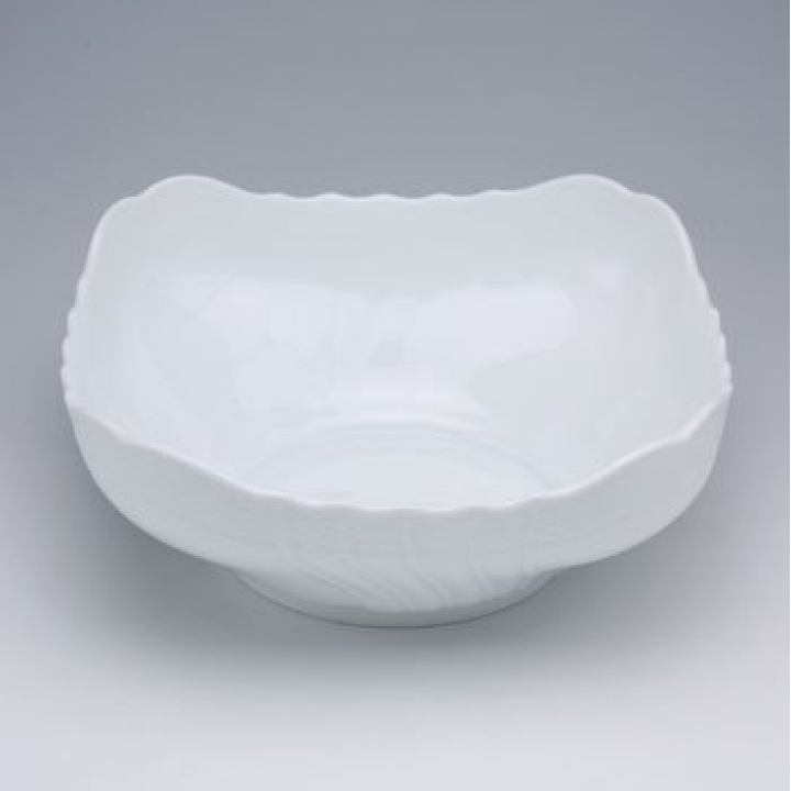ジノリ1735／リチャードジノリ ベッキオホワイト サラダボールスクエア25cm 02-1166