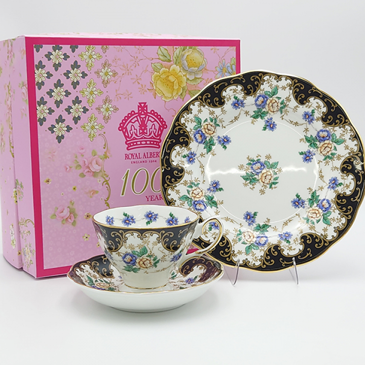 【倉庫取り寄せ商品】ロイヤルアルバート 100周年記念ティーフォーワンセット1910年代 ダッチェス