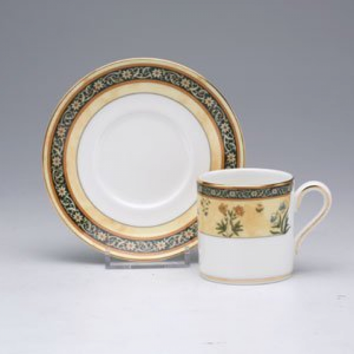 【店舗取り寄せ商品】ウェッジウッド インディア コーヒーカップ&ソーサー（ボンド）