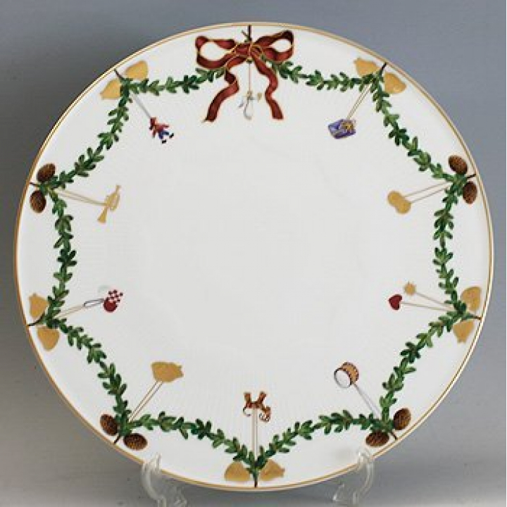 【倉庫取り寄せ商品】ロイヤルコペンハーゲン スターフルーテッドクリスマス ケーキディッシュ32cm 2503373