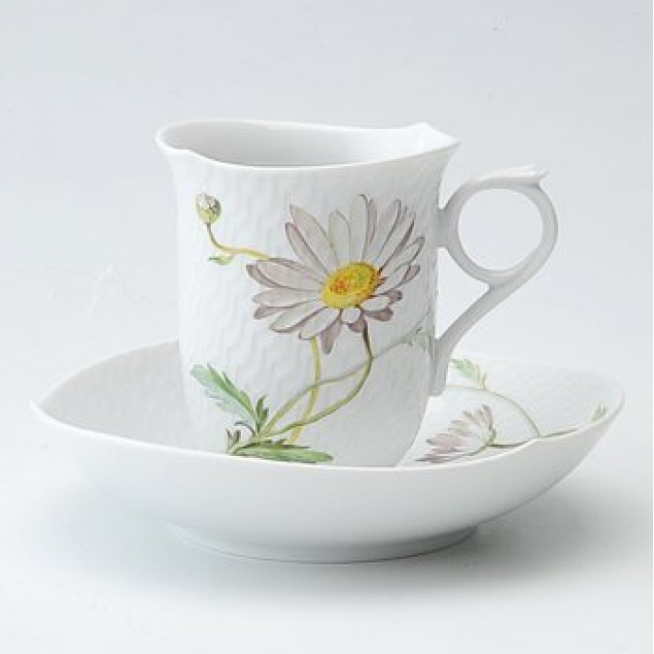 【店舗取り寄せ商品】マイセン マーガレット コーヒーカップ&ソーサー 617601-29582