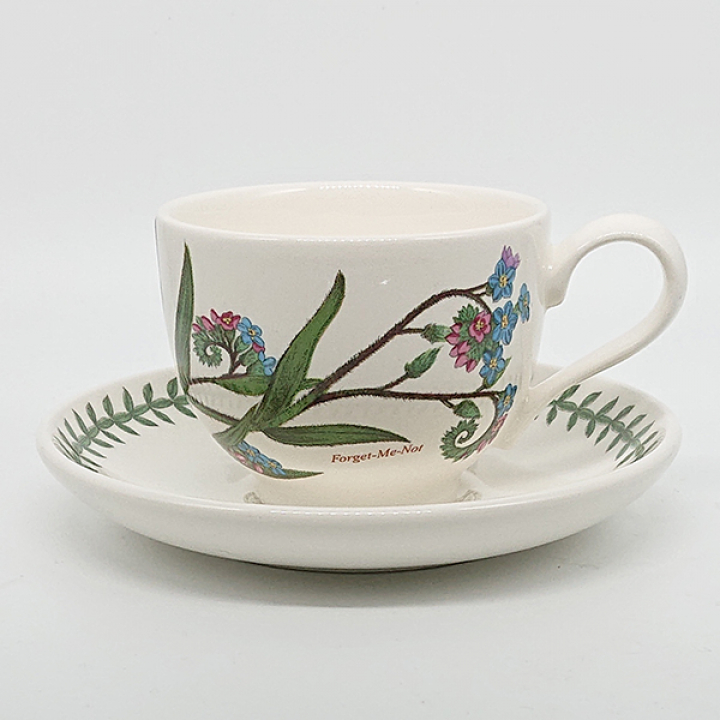 【納期:最長1年】ポートメリオン ボタニックガーデン ティーカップ&ソーサー Forgetmenot（ワスレナグサ）BG04107