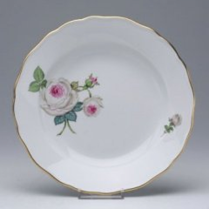【店舗取り寄せ商品】マイセン ホワイトローズ プレート20cm 029510-00472