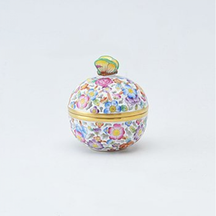 【倉庫取り寄せ商品】ヘレンド ファンタジー ボンボン入れ（チョウ）5.5cm C2-6219-0-17