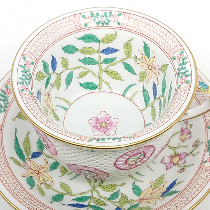 【倉庫取り寄せ商品】ヘレンド ウェルズ ティーカップ&ソーサー No.03 WALES-3-3242-0-00