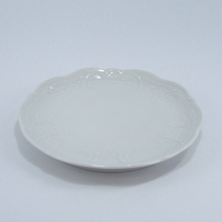 【店舗取り寄せ商品】リンドナー プレインホワイト コースターゴージャス11cm