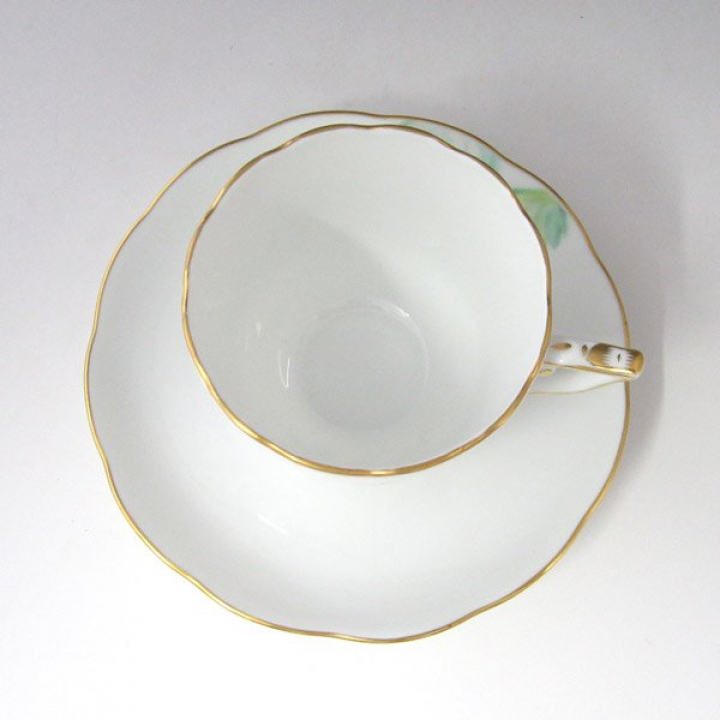 【店舗取り寄せ商品】ヘレンド PLAM コーヒーカップ＆ソーサー PLAM-20706-0-00