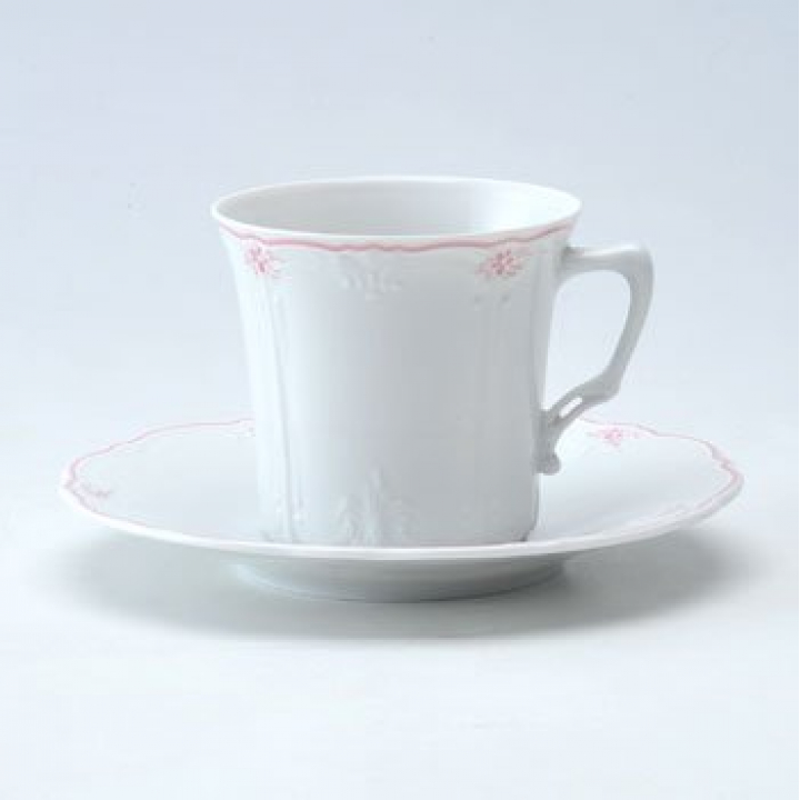 【倉庫取り寄せ商品】フッチェンロイター エステールピンク コーヒーカップ&ソーサー