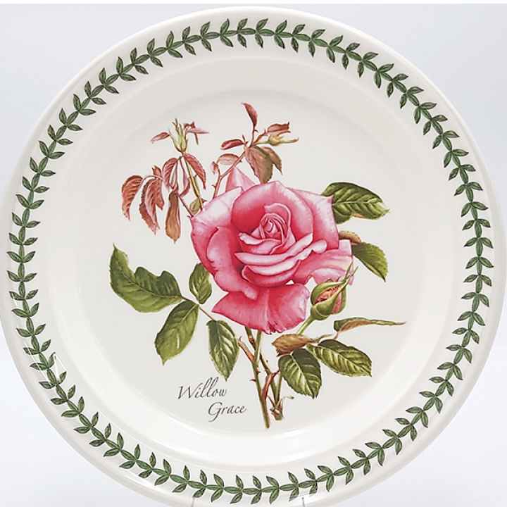 【倉庫取り寄せ商品】ポートメリオン ボタニックローズ プレート25cm（ウィローグレイス） BRHF05052