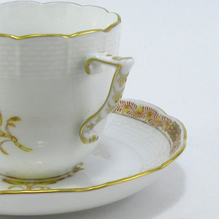 【店舗取り寄せ商品】ヘレンド アポニーイエロー コーヒーカップ&ソーサー AJ-0706-0-00