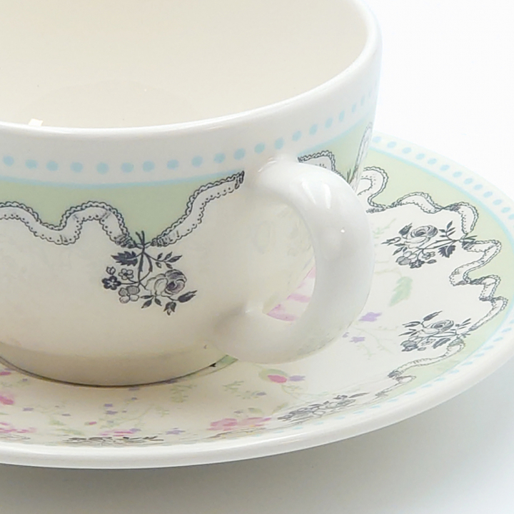 【倉庫取り寄せ商品】ジアン ポンパドール ティーカップ&ソーサー10422PTH