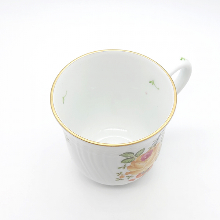 【倉庫取り寄せ商品】ヘレンド ペティローズブーケ ミルクマグ（薄オレンジ） PBR-4-1729-0-00