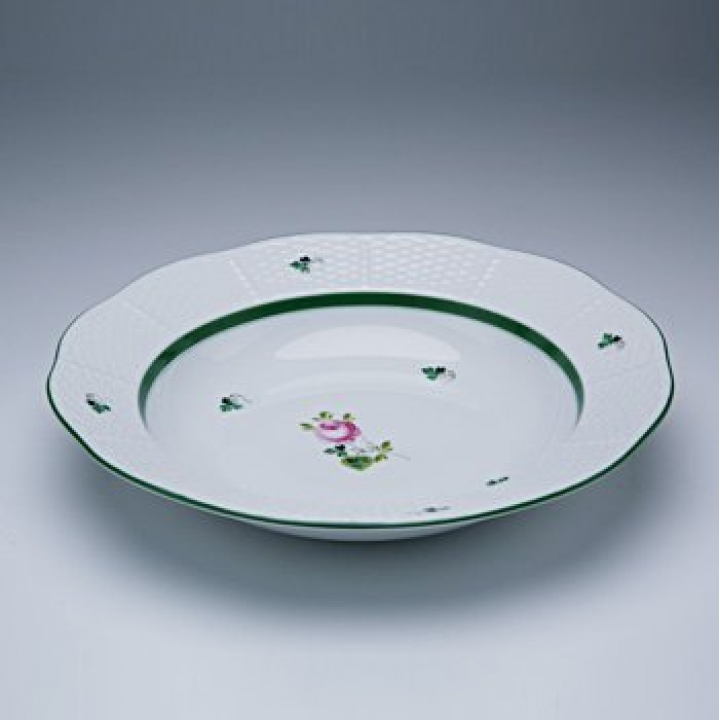 【倉庫取り寄せ商品】ヘレンド ウィーンの薔薇 スーププレート23cm VRH-0501-0-00