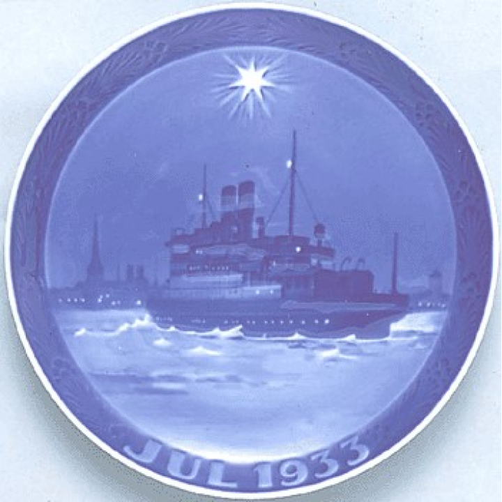 【店舗取り寄せ商品】ロイヤルコペンハーゲン イヤープレート 1933年（昭和8年）
