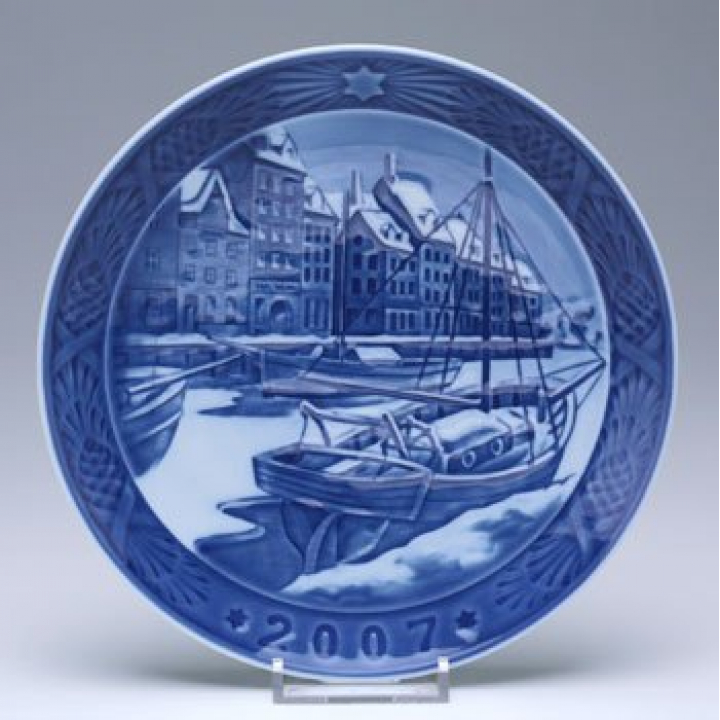 【倉庫取り寄せ商品】ロイヤルコペンハーゲン イヤープレート 2007年（平成19年）