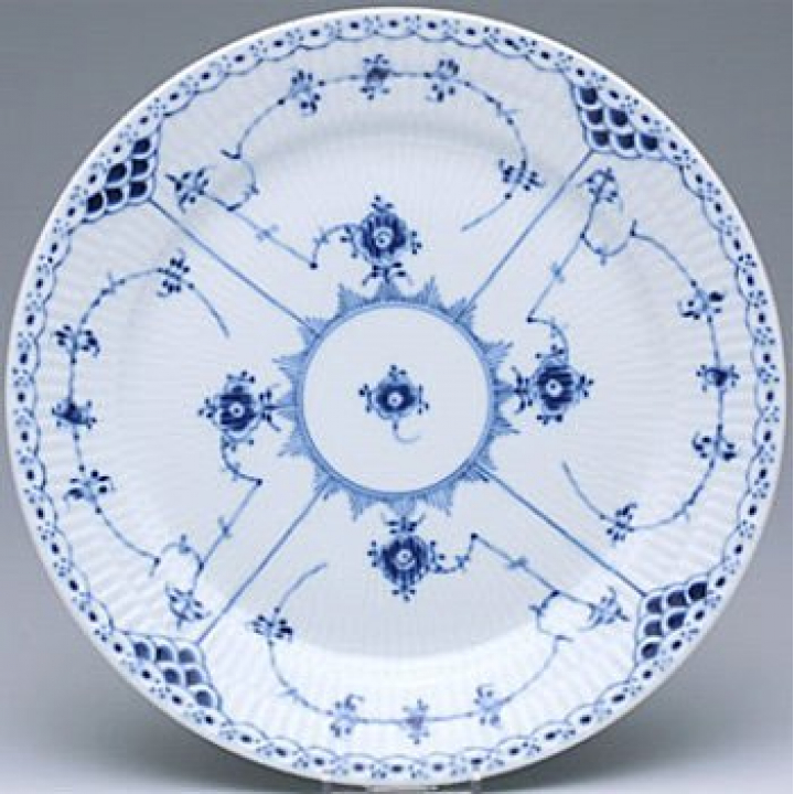 【店舗取り寄せ商品】ロイヤルコペンハーゲン ブルーフルーテッドハーフレース プレート27cm 1017225（1 102 627）