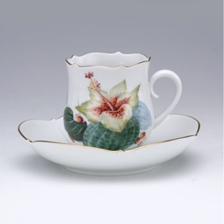 【倉庫取り寄せ商品】マイセン プランツェン コーヒーカップ&ソーサーNo5 500310-23582-5