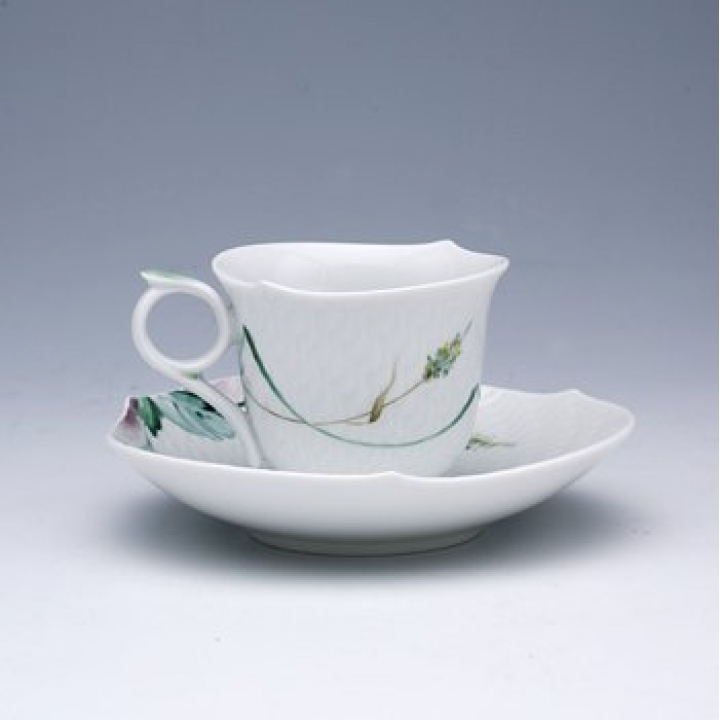 【倉庫取り寄せ商品】マイセン 森の声 コーヒーカップ&ソーサー（S）No1 614501/29579/1