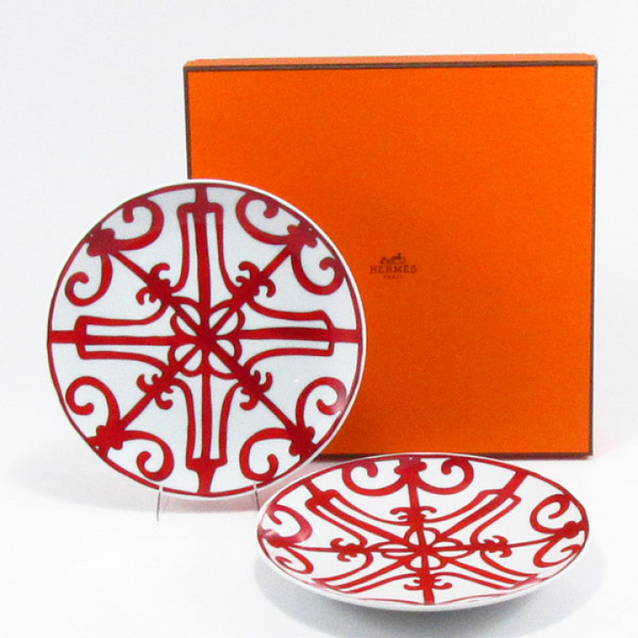 【納期:最長2年】エルメス（HERMES） ガダルキヴィール B&Bプレート 17cm No.6ペアセット 11512P