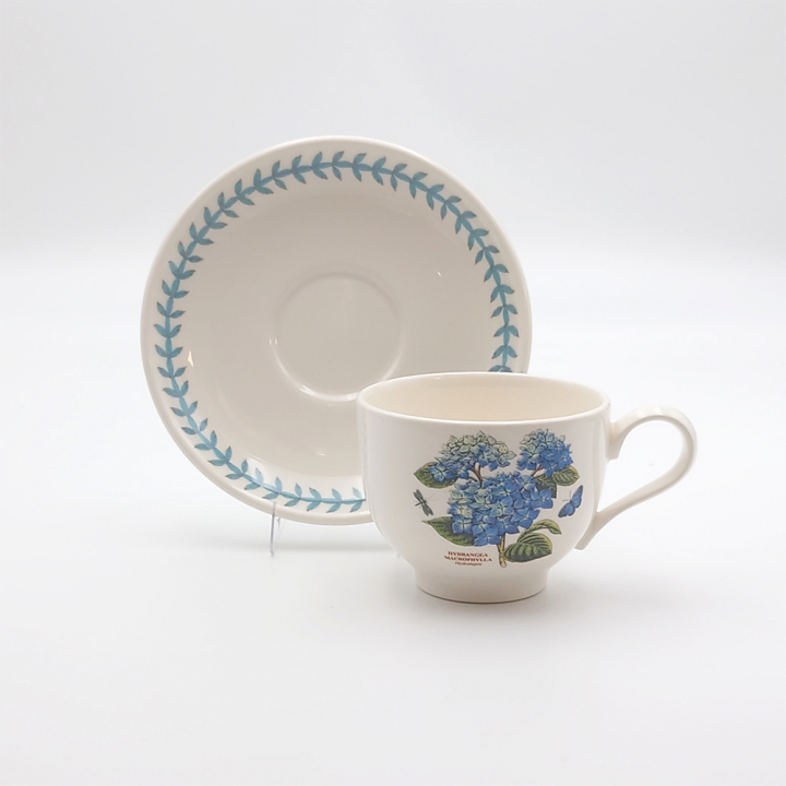 【店舗取り寄せ商品】ポートメリオン ボタニックガーデン･メドウ ティーカップ&ソーサー アジサイ BGM04107