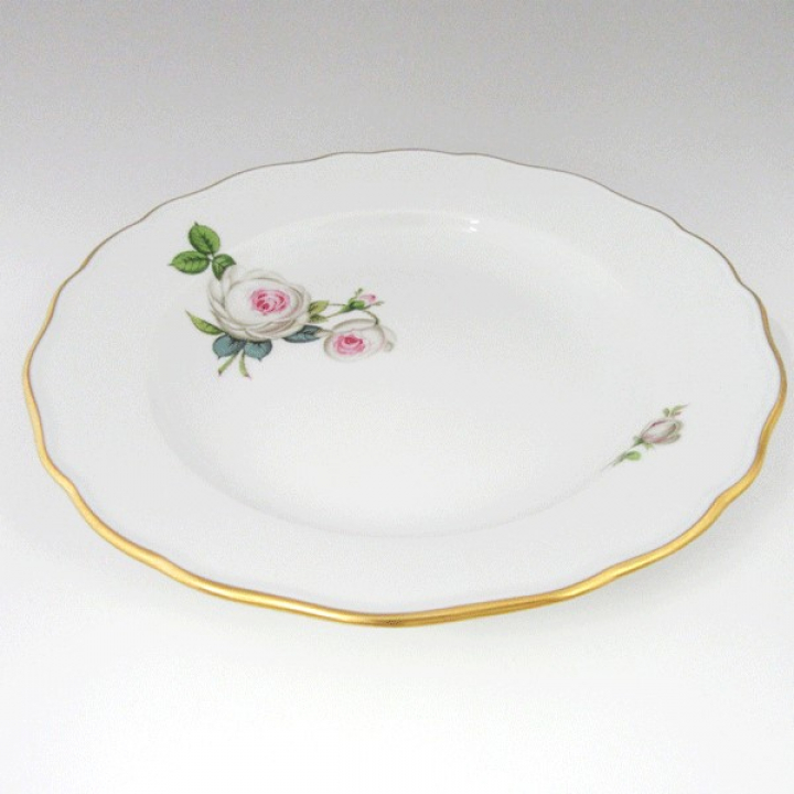 【店舗取り寄せ商品】マイセン ホワイトローズ プレート20cm 029510-00472