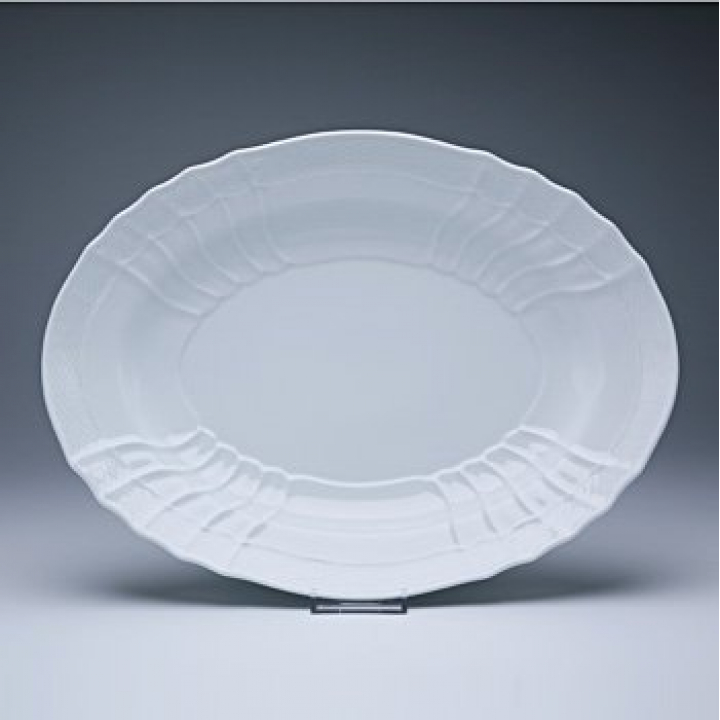【店舗取り寄せ商品】ジノリ1735／リチャードジノリ ベッキオホワイト オーバルプラター39cm 02-0605