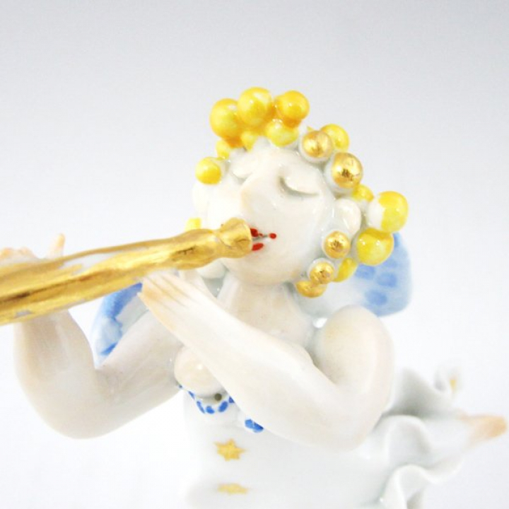 【店舗取り寄せ商品】マイセン フィギュア エンジェル ラッパ奏者 900300-83339