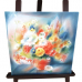 【納期:最長1年】マイセン 陶版（プラーク） 花瓶の花 50x50cm 932099-9m016