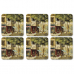 【倉庫取り寄せ商品】ピンパーネル コースター6pcsセット パリの風景 X0010263423V