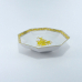 【倉庫取り寄せ商品】ヘレンド アポニーイエロー 小皿（オクタゴナル）13.5cm AJ-4304-1-00